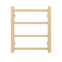 500Hx420Wx120D Gold Electric Heated Towel Rack 4 Bars 500Hx420Wx120D Gold Electric Heated Towel Rack 4 Bars