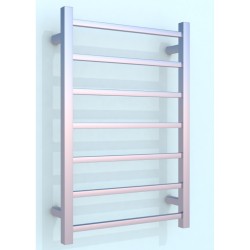 750Hx500Wx120D mm Square Chrome Heated Towel Rail 7 Bars 750Hx500Wx120D mm Square Chrome Heated Towel Rail 7 Bars