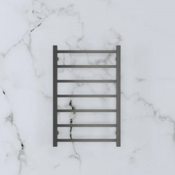 750Hx500Wx120D mm Square Gunmetal Grey Heated Towel Rail 7 Bars 750Hx500Wx120D mm Square Gunmetal Grey Heated Towel Rail 7 Bars