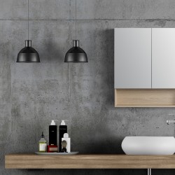 750x140X800mm Plywood 2-Door Light Oak Mirror Cabinet  750x140X800mm Plywood 2-Door Light Oak Mirror Cabinet
