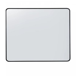 900x750x20mm Black Aluminum Framed Rectangle Bathroom Wall Mirror