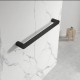DN Horizontal Heated Towel Rail 600mm Round Matte Black DN Horizontal Heated Towel Rail 600mm Round Matte Black