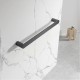 DN Horizontal Heated Towel Rail 600mm Round Gunmetal Grey DN Horizontal Heated Towel Rail 600mm Round Gunmetal Grey