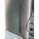 DN Vertical Heated Towel Rail 1000mm Round Gunmetal Grey