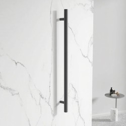DN Vertical Heated Towel Rail 1000mm Round Gunmetal Grey DN Vertical Heated Towel Rail 1000mm Round Gunmetal Grey