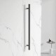 DN Vertical Heated Towel Rail 1000mm Round Gunmetal Grey DN Vertical Heated Towel Rail 1000mm Round Gunmetal Grey