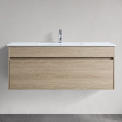 DNW 1200X460X480MM Plywood Wall Hung Vanity - Light Oak With Single Ceramic Top DNW 1200X460X480MM Plywood Wall Hung Vanity - Light Oak With Single Ceramic Top