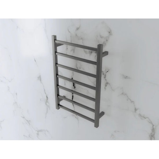 750Hx500Wx120D Gunmetal Grey Electric Heated Towel Rack 7 Bars 750Hx500Wx120D Gunmetal Grey Electric Heated Towel Rack 7 Bars