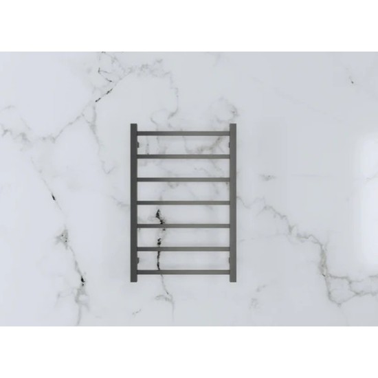 750Hx500Wx120D Gunmetal Grey Electric Heated Towel Rack 7 Bars 750Hx500Wx120D Gunmetal Grey Electric Heated Towel Rack 7 Bars