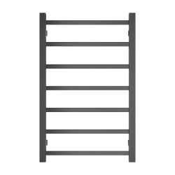 750Hx500Wx120D Gunmetal Grey Electric Heated Towel Rack 7 Bars 750Hx500Wx120D Gunmetal Grey Electric Heated Towel Rack 7 Bars