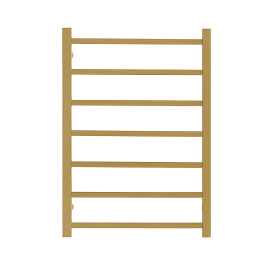750Hx500Wx120D Gold Electric Heated Towel Rack 7 Bars 750Hx500Wx120D Gold Electric Heated Towel Rack 7 Bars