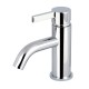 Englefield Studio Pin Gooseneck Basin Mixer Polished chrome