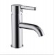 Englefield Studio Pin Gooseneck Basin Mixer Polished chrome