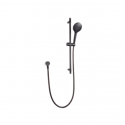 Englefield Studio Pin Matte Black Slide Shower with Single Function Hand Shower Englefield Studio Pin Matte Black Slide Shower with Single Function Hand Shower