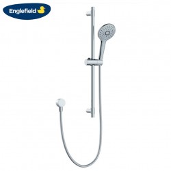 Englefield Studio Pin Polished Chrome Slide Shower with Single Function Hand Shower Englefield Studio Pin Polished Chrome Slide Shower with Single Function Hand Shower