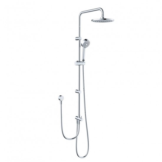 Englefield Studio Polished Chrome Dual Rain Shower