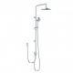 Englefield Studio Polished Chrome Dual Rain Shower