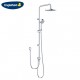 Englefield Studio Polished Chrome Dual Rain Shower