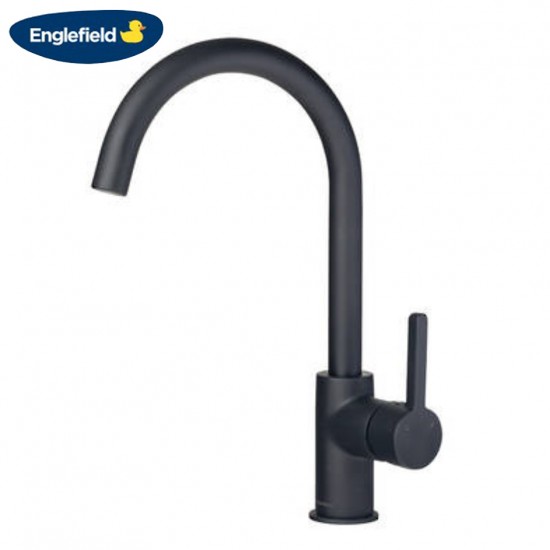 Englefield Pin Lever Studio Kitchen Mixer Matte Black