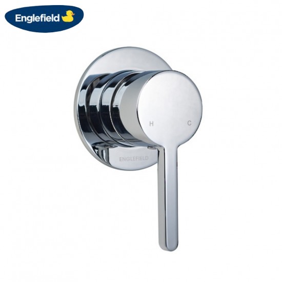 Englefield Studio  Pin Lever Handle Polished Chrome Shower/Bath Mixers