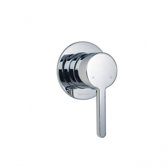 Englefield Studio  Pin Lever Handle Polished Chrome Shower/Bath Mixers