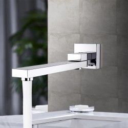 Ottimo Chrome Bathtub/Basin Swivel Wall Mounted Spouts Tapware Bathtub Faucet Ottimo Chrome Bathtub/Basin Swivel Wall Mounted Spouts Tapware Bathtub Faucet