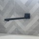 Ottimo Nero Black Bath/Basin Swivel Wall Mounted Spouts Tapware Bathtub Faucet
