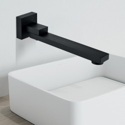 Ottimo Nero Black Bath/Basin Swivel Wall Mounted Spouts Tapware Bathtub Faucet Ottimo Nero Black Bath/Basin Swivel Wall Mounted Spouts Tapware Bathtub Faucet