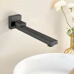 Gunmetal Grey Bath/Basin Swivel Wall Mounted Spouts Tapware Bathtub Faucet Gunmetal Grey Bath/Basin Swivel Wall Mounted Spouts Tapware Bathtub Faucet