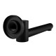 Euro Round Nero Black Bathtub/Basin Swivel Wall Spouts Tapware Bathtub Faucet