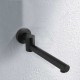 Euro Round Nero Black Bathtub/Basin Swivel Wall Spouts Tapware Bathtub Faucet