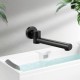 Euro Round Nero Black Bathtub/Basin Swivel Wall Spouts Tapware Bathtub Faucet