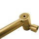 Euro Round Brushed Yellow Gold Bathtub/Basin Swivel Wall Spouts Tapware Bathtub Faucet
