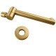 Euro Round Brushed Yellow Gold Bathtub/Basin Swivel Wall Spouts Tapware Bathtub Faucet