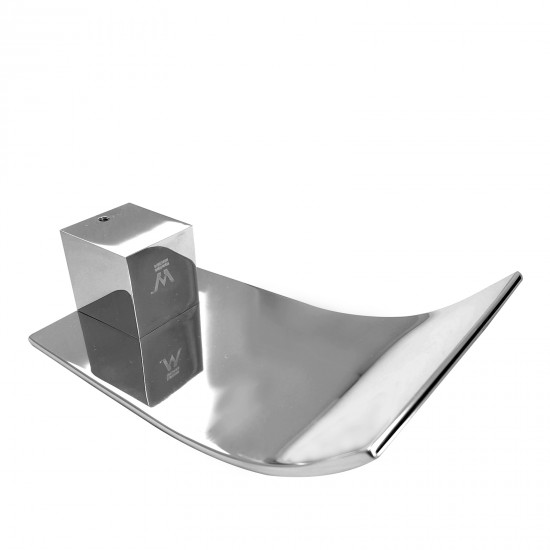 Omar Chrome Waterfall Bathtub/Basin Wall Spouts Tapware Bathtub Faucet