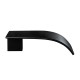 Omar Nero Waterfall Black Bathtub/Basin Wall Spouts Tapware Bathtub Faucet