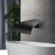 Omar Nero Waterfall Black Bathtub/Basin Wall Spouts Tapware Bathtub Faucet