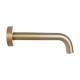 Euro Round Brushed Yellow Gold Bathtub/Basin Mixer Wall Mounted