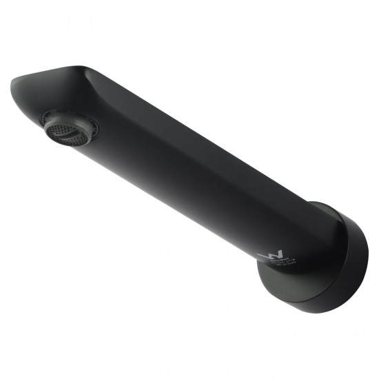 Rumia Matt Black Bathtub/Basin Wall Spout