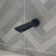 Rumia Matt Black Bathtub/Basin Wall Spout