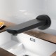 Rumia Matt Black Bathtub/Basin Wall Spout