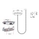1500x750x580mm Back To Wall Freestanding Acrylic Apron White Bathtub with Solid Brass Mixer Diverter & ABS Handheld Shower Tap Set 1500x750x580mm Back To Wall Freestanding Acrylic Apron White Bathtub with Solid Brass Mixer Diverter & ABS Handheld Shower Tap Set