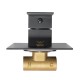 Ottimo/Omar Nero Black Shower Wall Mixer