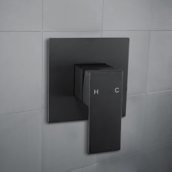 Ottimo/Omar Nero Black Shower Wall Mixer Ottimo/Omar Nero Black Shower Wall Mixer