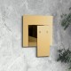 Ottimo/Omar Brushed Yellow Gold Square Shower Bath Mixer Tap
