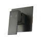 Ottimo/Omar Gunmetal Grey Square Shower Bath Mixer Tap