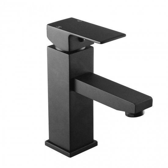 Ottimo Nero Black Basin Mixer Tap Black Taps Bathroom Tapware