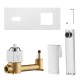 Ottimo/Omar Chrome Bathtub/Basin Wall Mixer With Spouts Tapware Bathtub Filler