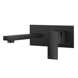 Ottimo/Omar Nero Black Bathtub/Basin Wall Mixer With Spouts Tapware Bathtub Filler Ottimo/Omar Nero Black Bathtub/Basin Wall Mixer With Spouts Tapware Bathtub Filler