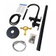 Matte Black Freestanding Bath Mixer Taps With Hand held Shower Tapware Bathtub Filler